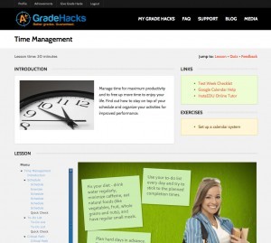 A customized LearnDash lesson page.