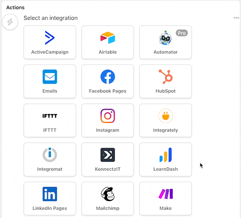 Automator Action LearnDash Add the user to a group