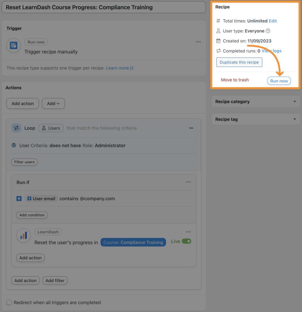 reset-learndash-course-progress-compliance-training-run-now