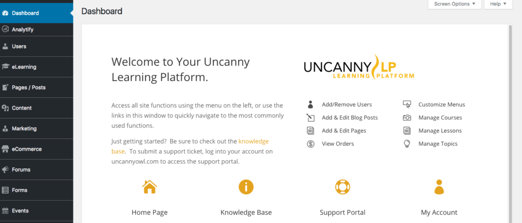 Uncanny LP Homepage